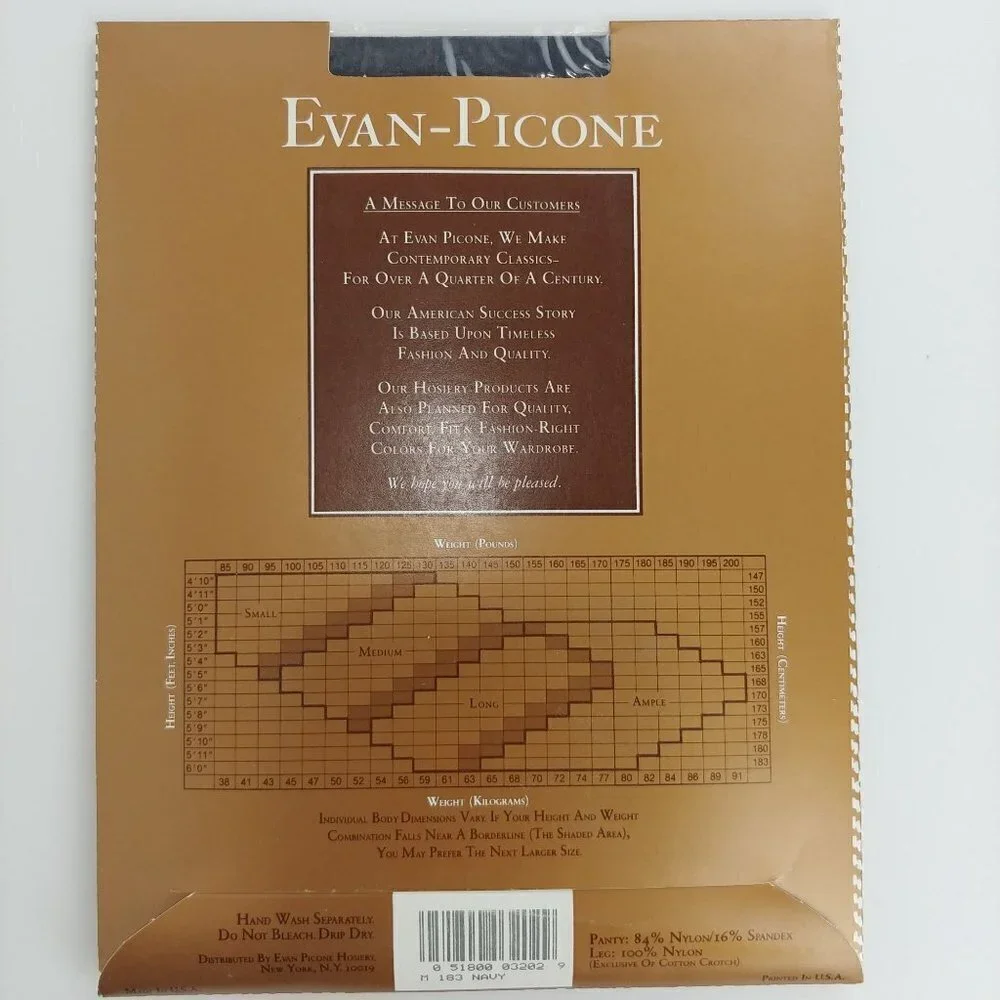 Evan-Picone Lot of 2 Vintage NWT The Silkee Sheer‎ Control Top Pantyhose M